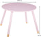 Sphera Kindertafel Rond - roze - 60x60x43 cm