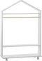 Sphera Kledingkast op Wieltjes - 120 x 80,5 x 36 cm - Wit
