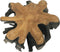 Spider Coffee Table - 78/80x45 cm - Zwart - Teak Root