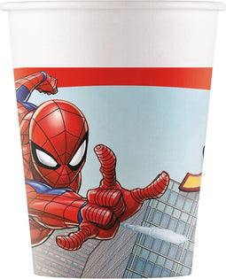 Spider-Man Bekers FSC 200 ml - 8 stuks