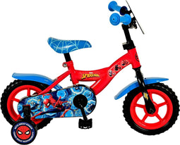 Spider-Man Kinderfiets - Jongens - 10 inch - Rood/Blauw - Doortrapper