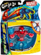 Spiderman Glow Surge 11 cm - Heroes Of Goo Jit Zu - Marvel - Lichtgevend En Uitbreidbaar Beeldje
