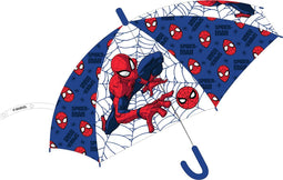 Spiderman kinderparaplu blauw 68 cm