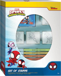 Spidey Stempelset met 4 Stempels