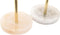 Spiegel DKD Home Decor Grijs Beige Gouden Metaal Wit Hars Lichtgrijs (18 x 13 x 35 cm) (2 Stuks)