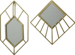 Spiegel glas l18b15h1cm goud a2
