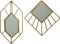 Spiegel glas l18b15h1cm goud a2