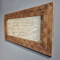 Spiegel Julia 120x60 cm mangohout - Bruin | Meubelplaats