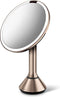 Spiegel met Sensor, Rond, 5x Vergroting, Rose Goud - Simplehuman