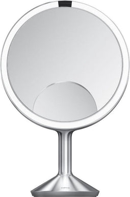 Spiegel met Sensor, Trio Max, 1x-5x-10x Vergroting, Zilver - Simplehuman