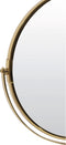 Spiegel op Voet Riesco - Marmer Wit-Goud - 33x12,5x48cm