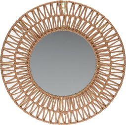 Spiegel rond naturel - Wandspiegel - Dia 45 cm