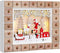 Spielwerk – Adventskalender - LED - Kerstman - MDF