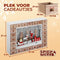 Spielwerk – Adventskalender - LED - Kerstman - MDF