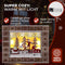 Spielwerk – Adventskalender - LED - Kerstman - MDF