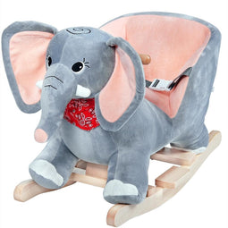 Spielwerk Schommelstoel kinderen olifant met veiligheidsgordel