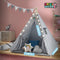 Spielwerk Speeltent – LED 3 Kussens Spanschroef 130x130x160cm - Grijs