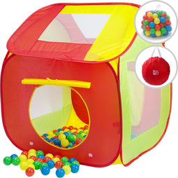 Spielwerk Speeltent Pop Up Functie - incl. 200 Ballen & Draagtas