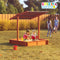 Spielwerk Zandbak - Hout Zonnedak Sami UV 50+ - 120x120x120cm