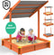 Spielwerk Zandbak - Hout Zonnedak Sami UV 50+ - 120x120x120cm