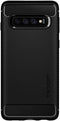 Spigen Backcase hoesje Rugged Armor Samsung S10 Plus Zwart