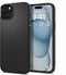 Spigen Liquid Air Case hoesje geschikt voor iPhone 15 - zwart