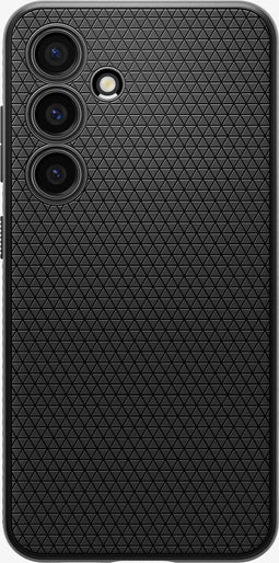 Spigen Liquid Air Hoesje Geschikt voor Samsung Galaxy S24 - Back Cover Flexibel TPU Zwart