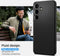 Spigen Liquid Air Hoesje Geschikt voor Samsung Galaxy S24 - Back Cover Flexibel TPU Zwart