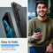 Spigen Liquid Air Hoesje Geschikt voor Samsung Galaxy S24 Plus Back Cover Flexibel TPU Zwart