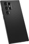 Spigen Liquid Air Hoesje Geschikt voor Samsung Galaxy S24 Ultra - Back Cover Flexibel TPU Zwart