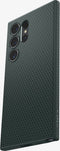 Spigen Liquid Air Hoesje Geschikt voor Samsung Galaxy S24 Ultra Back Cover Flexibel TPU Groen