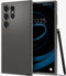 Spigen Liquid Air Hoesje Geschikt voor Samsung Galaxy S24 Ultra Back Cover Flexibel TPU Grijs