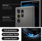 Spigen Liquid Air Hoesje Geschikt voor Samsung Galaxy S24 Ultra Back Cover Flexibel TPU Grijs