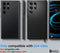 Spigen Liquid Air Hoesje Geschikt voor Samsung Galaxy S24 Ultra - Back Cover Flexibel TPU Zwart