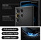 Spigen Liquid Air Hoesje Geschikt voor Samsung Galaxy S24 Ultra - Back Cover Flexibel TPU Zwart