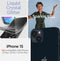 Spigen Liquid Crystal Glitter hoesje geschikt voor iPhone 15 - Transparant
