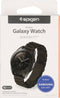 Spigen Modern Fit Roestvrij Staal Bandje voor Samsung Galaxy Watch (42mm) - Zwart