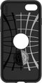 Spigen Rugged Armor Air Cushion Technology hoesje geschikt voor iPhone 7, 8 en iPhone SE 2020 SE 2022 - zwart