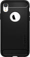 Spigen Rugged Armor case iPhone XR hoesje - Zwart