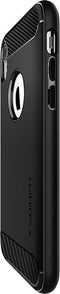 Spigen Rugged Armor case iPhone XR hoesje - Zwart