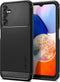 Spigen Rugged Armor Hoesje Geschikt voor Samsung Galaxy A14 5G Back Cover Zwart