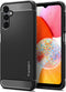 Spigen Rugged Armor Hoesje Geschikt voor Samsung Galaxy A14 - Back Cover met Air Cushion Zwart
