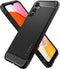 Spigen Rugged Armor Hoesje Geschikt voor Samsung Galaxy A14 - Back Cover met Air Cushion Zwart