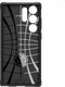 Spigen Rugged Armor Hoesje Geschikt voor Samsung Galaxy S23 Ultra Back Cover Zwart