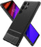 Spigen Rugged Armor Hoesje Geschikt voor Samsung Galaxy S23 Ultra Back Cover Zwart