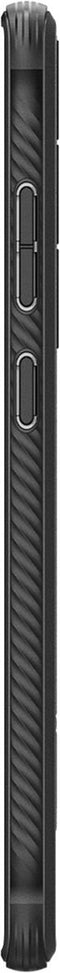 Spigen Rugged Armor Hoesje Geschikt voor Samsung Galaxy S23 Ultra Back Cover Zwart