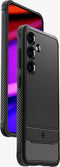 Spigen Rugged Armor Hoesje Geschikt voor Samsung Galaxy S24 Plus - Back Cover met Air Cushion Zwart