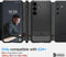 Spigen Rugged Armor Hoesje Geschikt voor Samsung Galaxy S24 Plus - Back Cover met Air Cushion Zwart