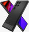 Spigen Rugged Armor Hoesje Geschikt voor Samsung Galaxy S24 Ultra - Back Cover met Air Cushion Zwart