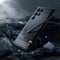 Spigen Rugged Armor Hoesje Geschikt voor Samsung Galaxy S24 Ultra - Back Cover met Air Cushion Zwart